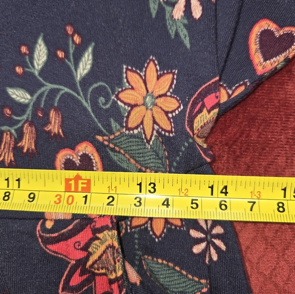 Floral Navy Dress. Torrid Size 00 - Picture 7 of 10